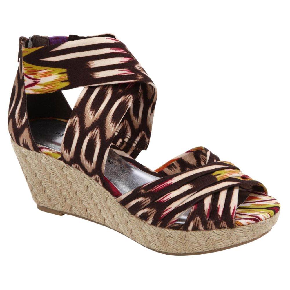 Apostrophe Women's Chloe Wedge Sandal - Brown at Sears.com