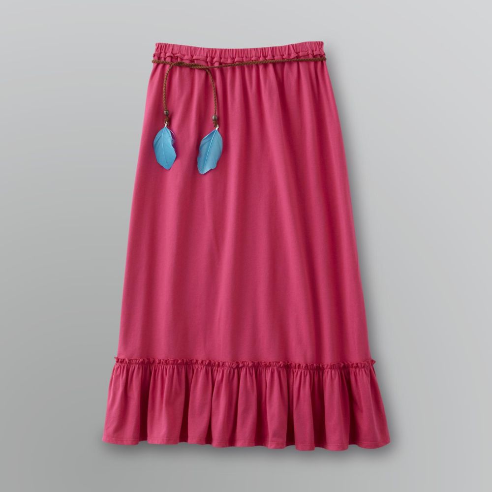 Route 66 Girl's Braided Belt Maxi Skirt at Kmart.com