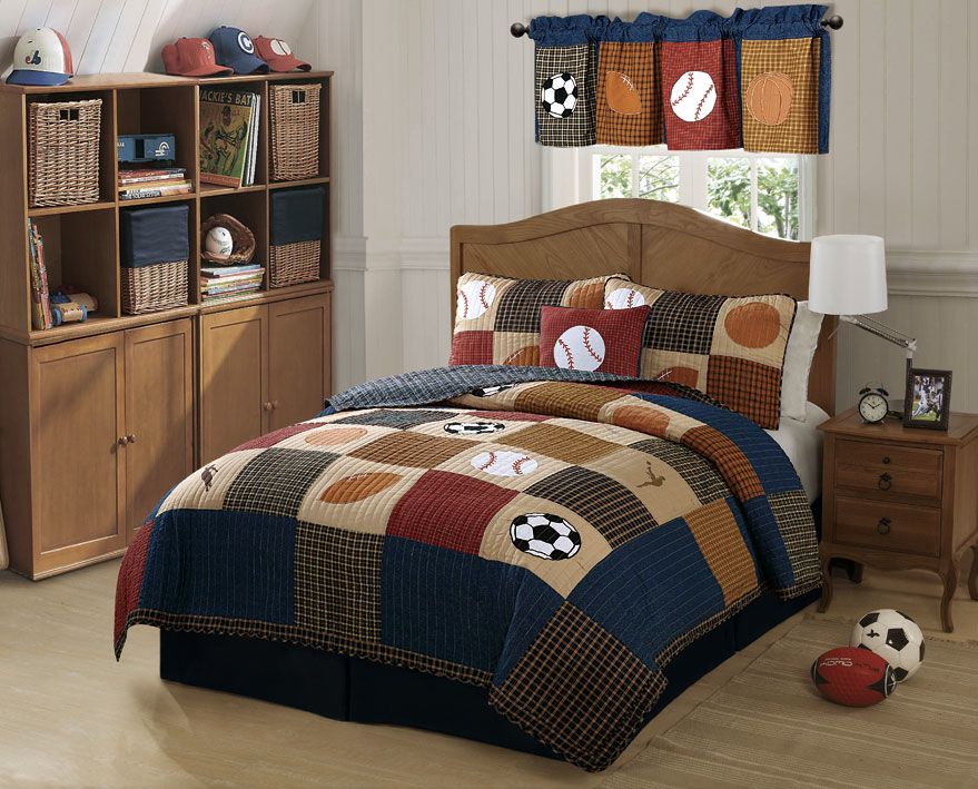My World Classic Sports Twin Quilt with Pillow Sham at Kmart.com