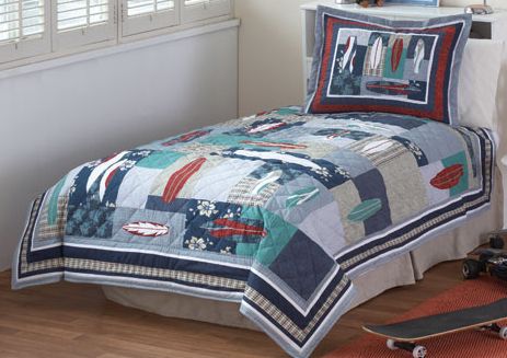 My World Surfing USA Twin Quilt with Pillow Sham at Sears.com