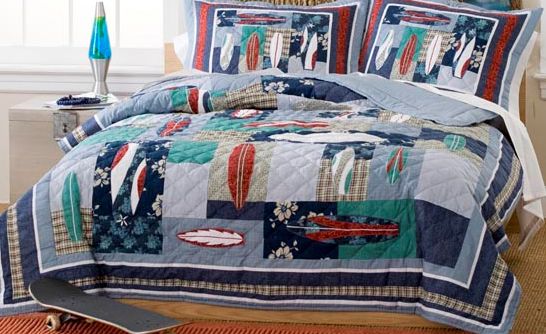 My World Surfing USA Full / Queen Quilt with 2 shams at Sears.com