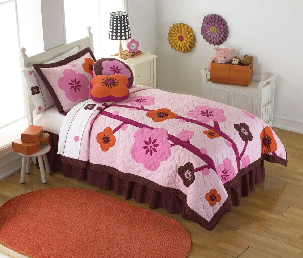 My World Flowers For Hanna Full / Queen Quilt with 2 Shams at Sears.com