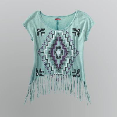 Bongo Junior's Plus Boxy Fringe T-Shirt