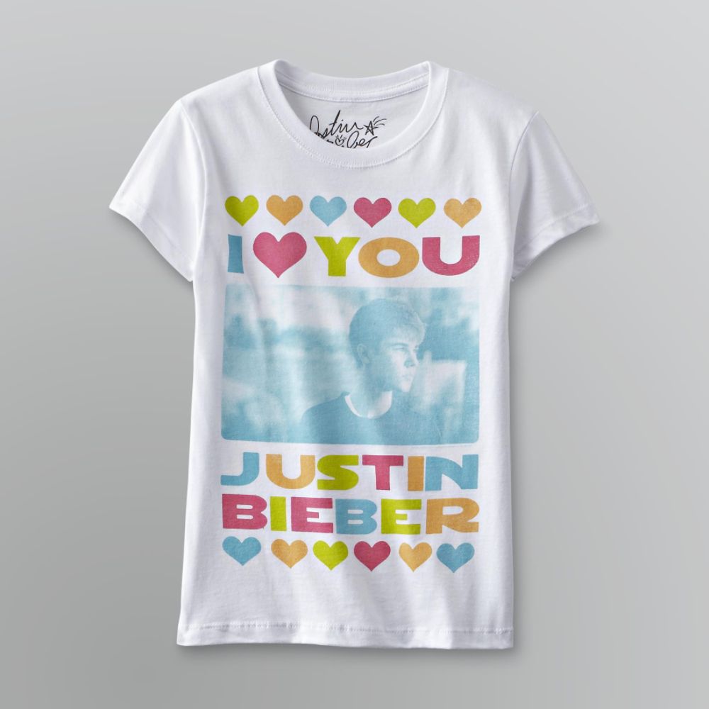 Justin Bieber Girl's Justin Bieber Graphic T-Shirt at Kmart.com