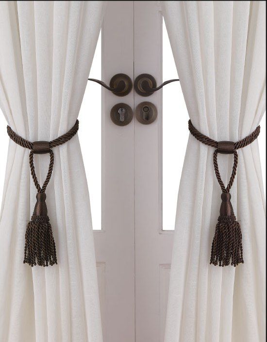 Essential Home Rope Tie Backs - Chocolate at Sears.com