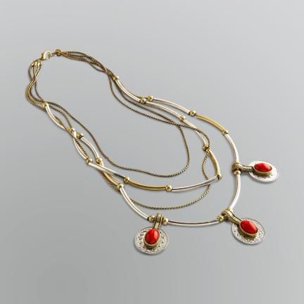 Kardashian Kollection Trio Coin Necklace at Sears.com