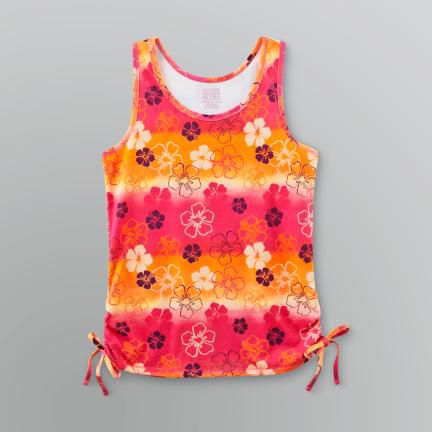Canyon River Blues Girl's Shirred Sides Printed Tank Top at Sears.com