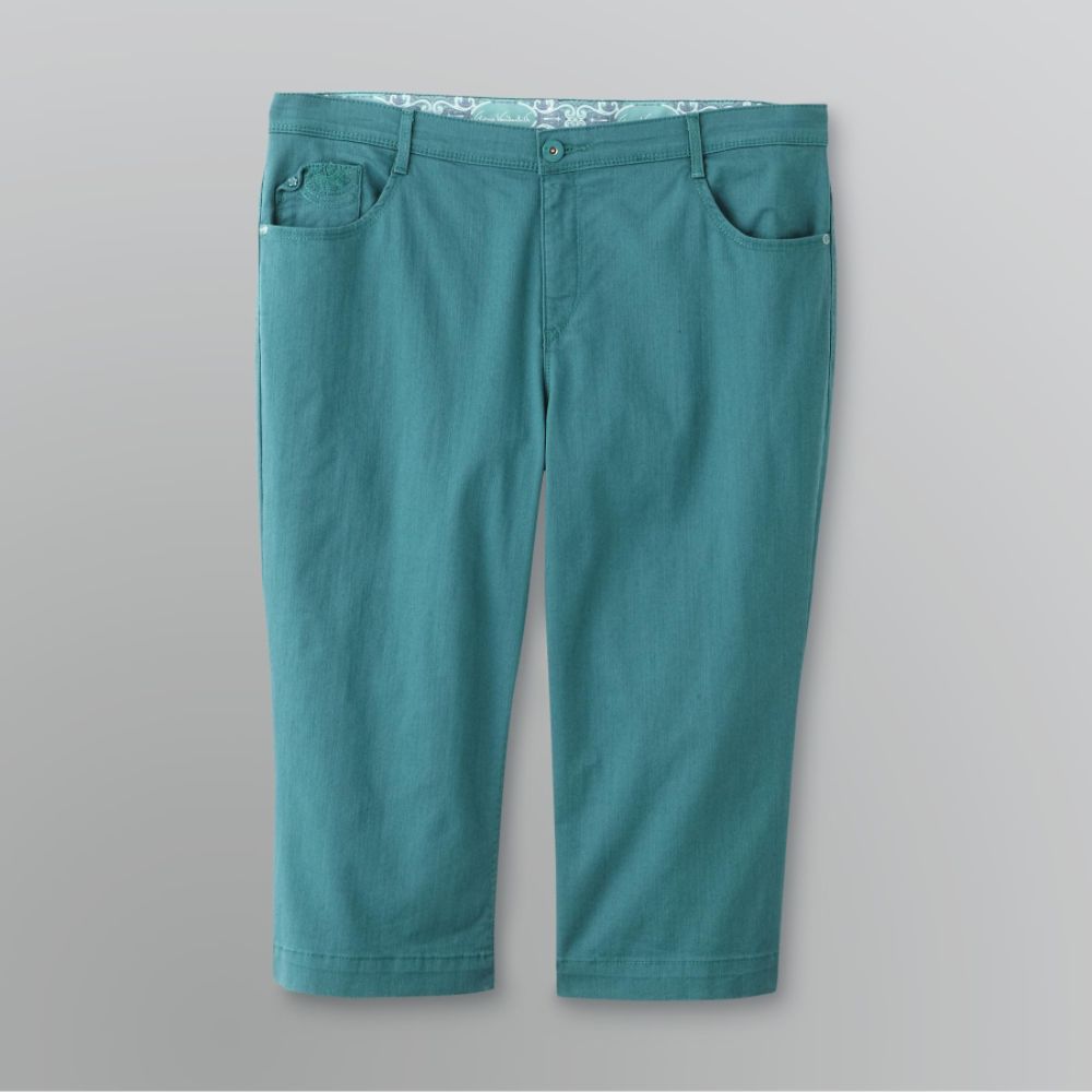 Gloria Vanderbilt Women’s Plus Harmony Comfort-Fit Denim Capri at Sears.com