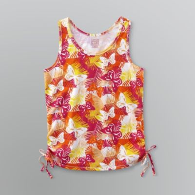 Canyon River Blues Girl's Shirred Sides Printed Tank Top at Kmart.com