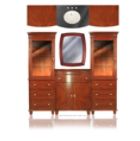 79" Single Basin Vanity in Warm Cherry Finish