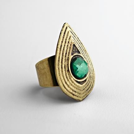 Kardashian Kollection Golden Modern Jeweled Ring at Sears.com