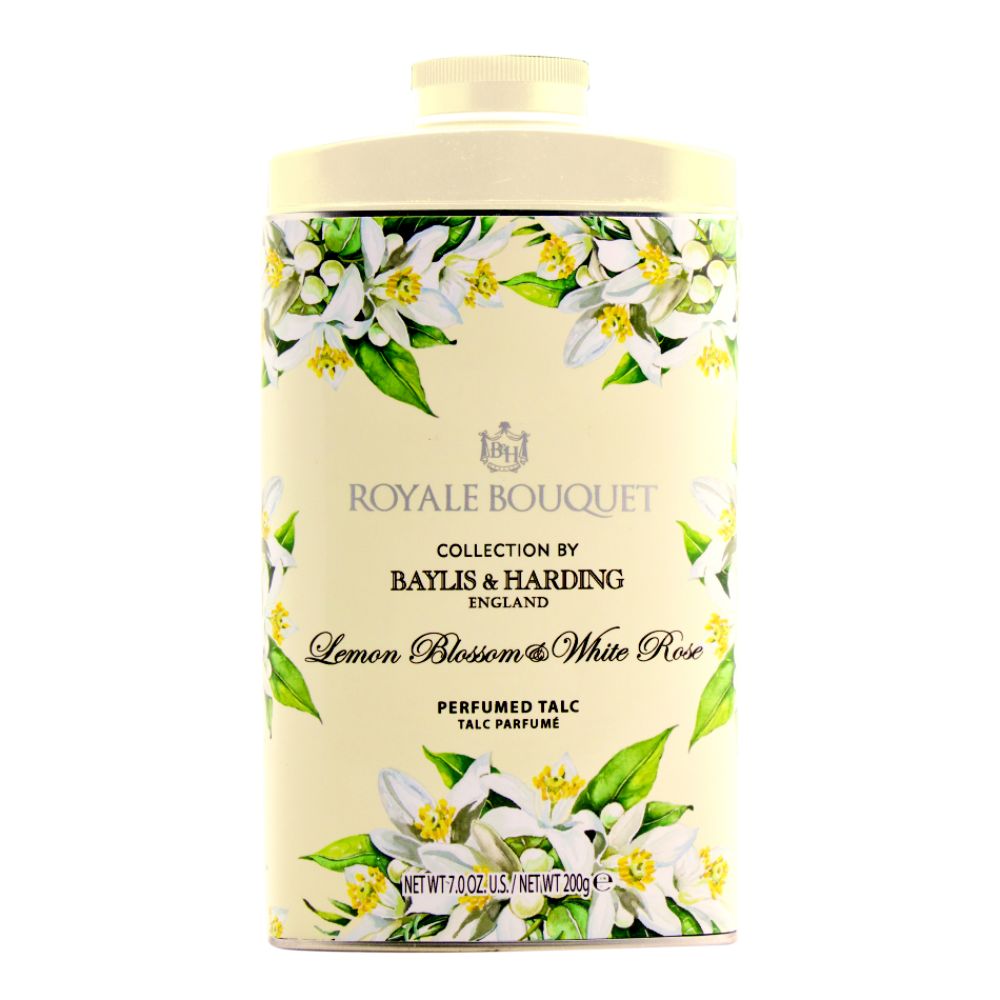 Baylis & Harding Royale Bouquet Lemon Blossom & White Rose Tinned Talc at Kmart.com