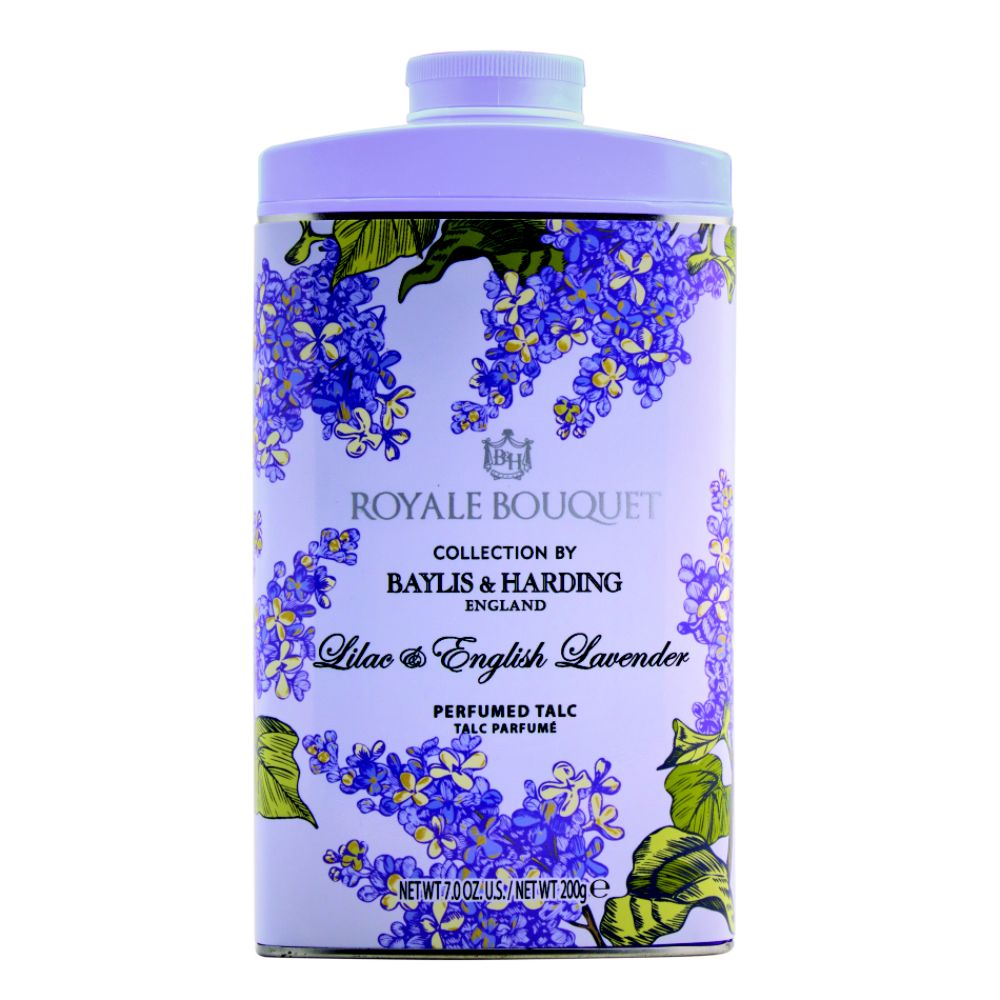 Baylis & Harding Royale Bouquet Lilac & English Lavender Tinned Talc at Kmart.com