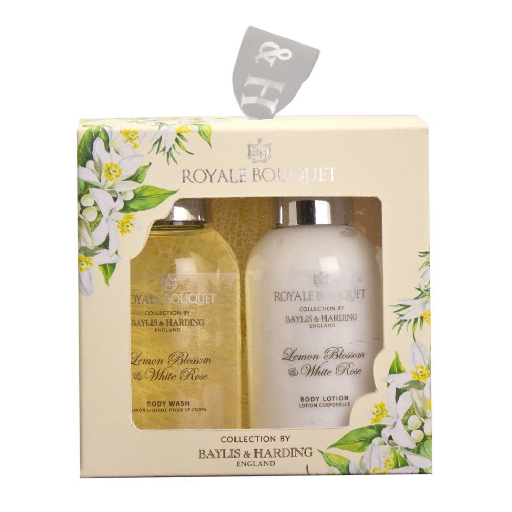 Baylis & Harding Royale Bouquet Lemon Blossom & White Rose Cube Set at Kmart.com