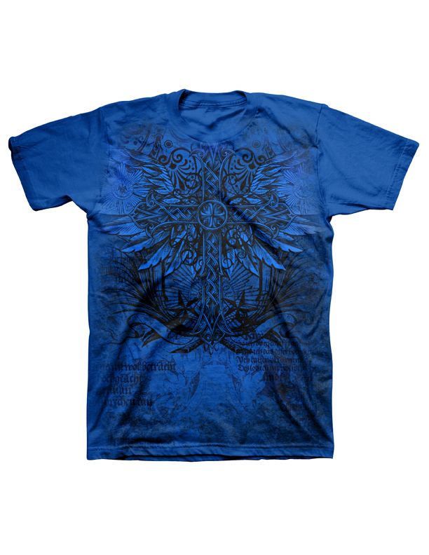 Men?s Big & Tall Graphic T-Shirt Crosswing Royal Blue
