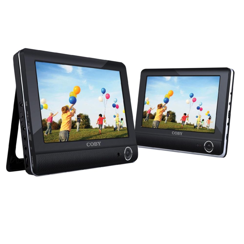 Coby 9" Dual Screen Tablet Portable DVD Player
