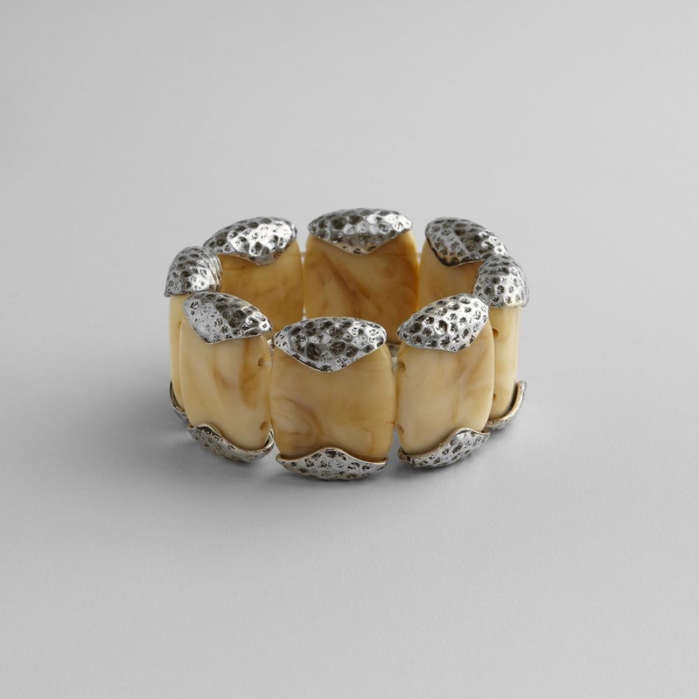 Kardashian Kollection Tribal Trinkets Ivory Stretch Bracelet at Sears.com