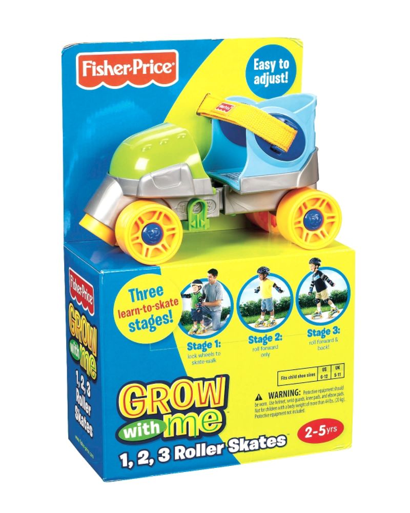 Fisher-Price Grow With Me 1,2,3 Roller Skates - Boy's at Kmart.com