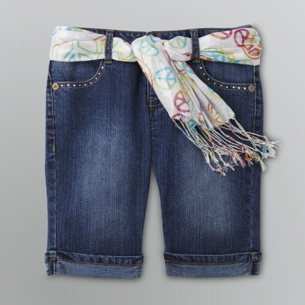 Bongo Girl's Cropped Sash-Belt Capri Pants at Sears.com
