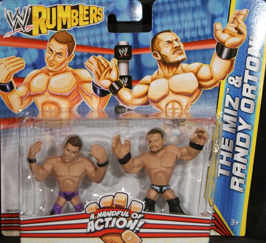 The Miz & Randy Orton - WWE Rumblers Toy Wrestling Action Figures