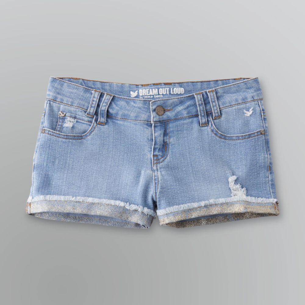 Dream Out Loud by Selena Gomez Junior's Frayed-Cuff Denim Shorts at Kmart.com