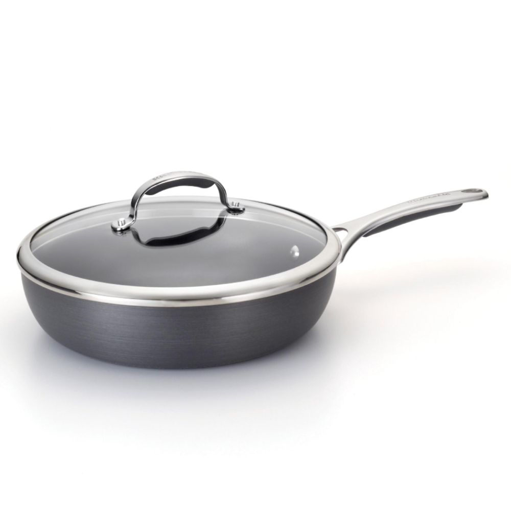 KitchenAid Gourmet Hard-Anodized Nonstick11 Inch Covered Deep Skillet at Sears.com