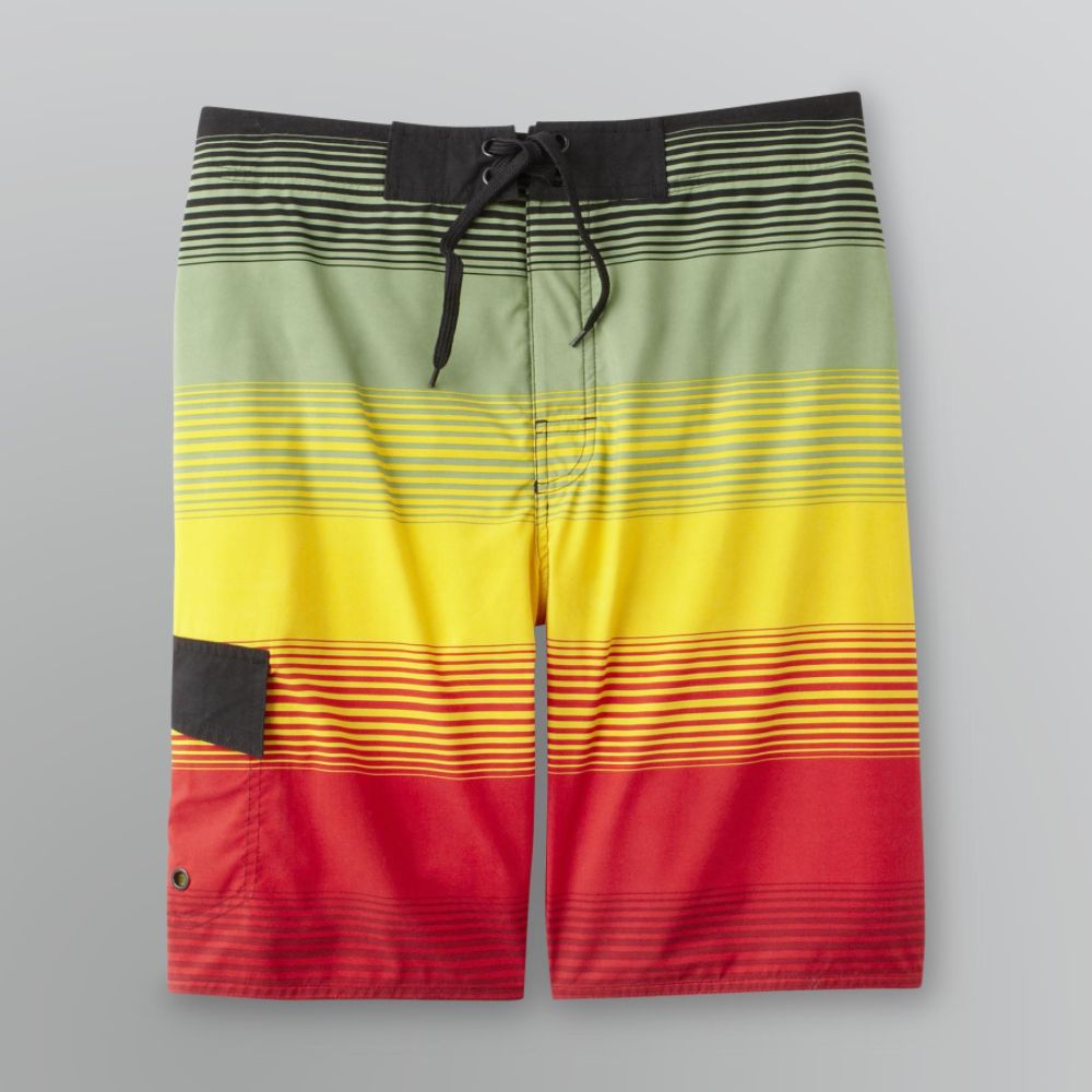 Joe Boxer Men's Striped Swim Trunks