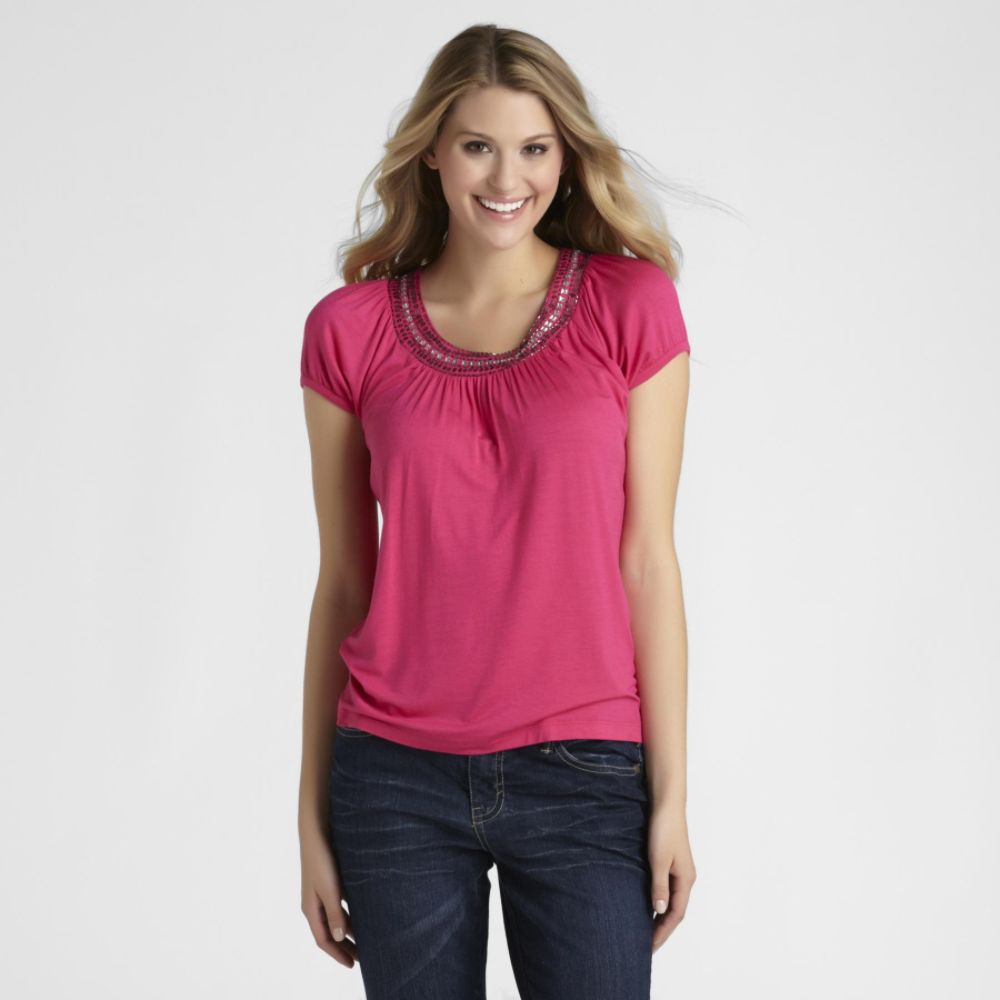 Covington Women's Sequin Scoop Neck Top at Kmart.com