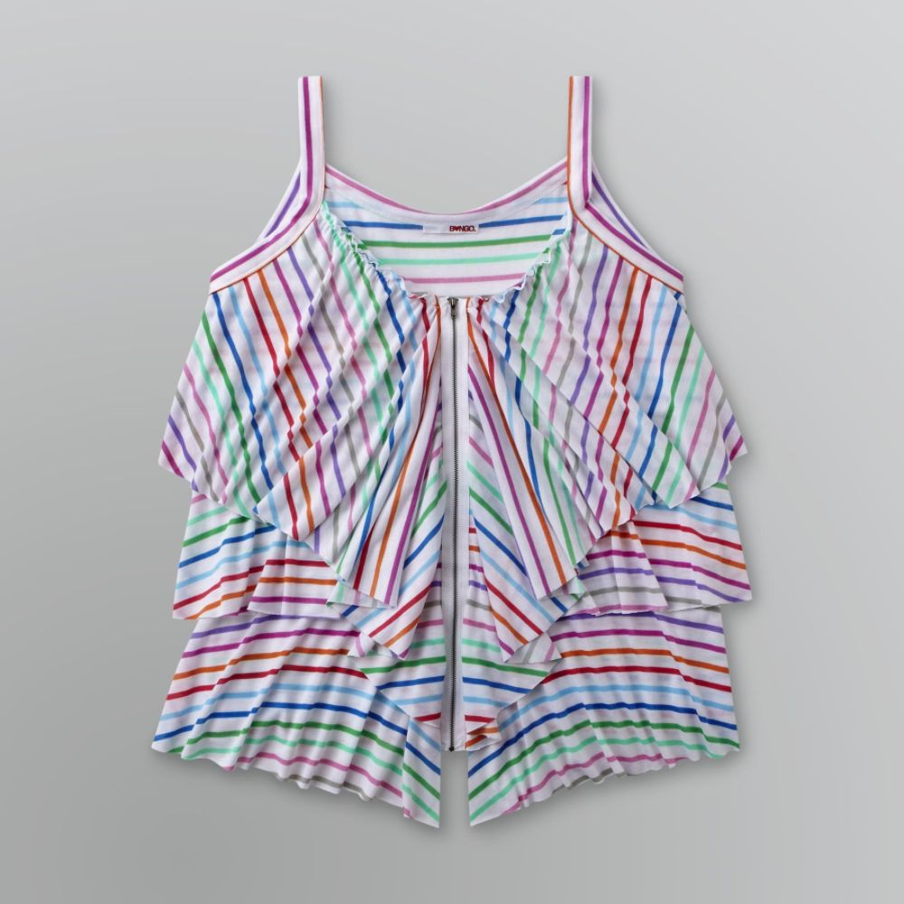 Bongo Junior's Tiered Zip-up Tank Top at Kmart.com