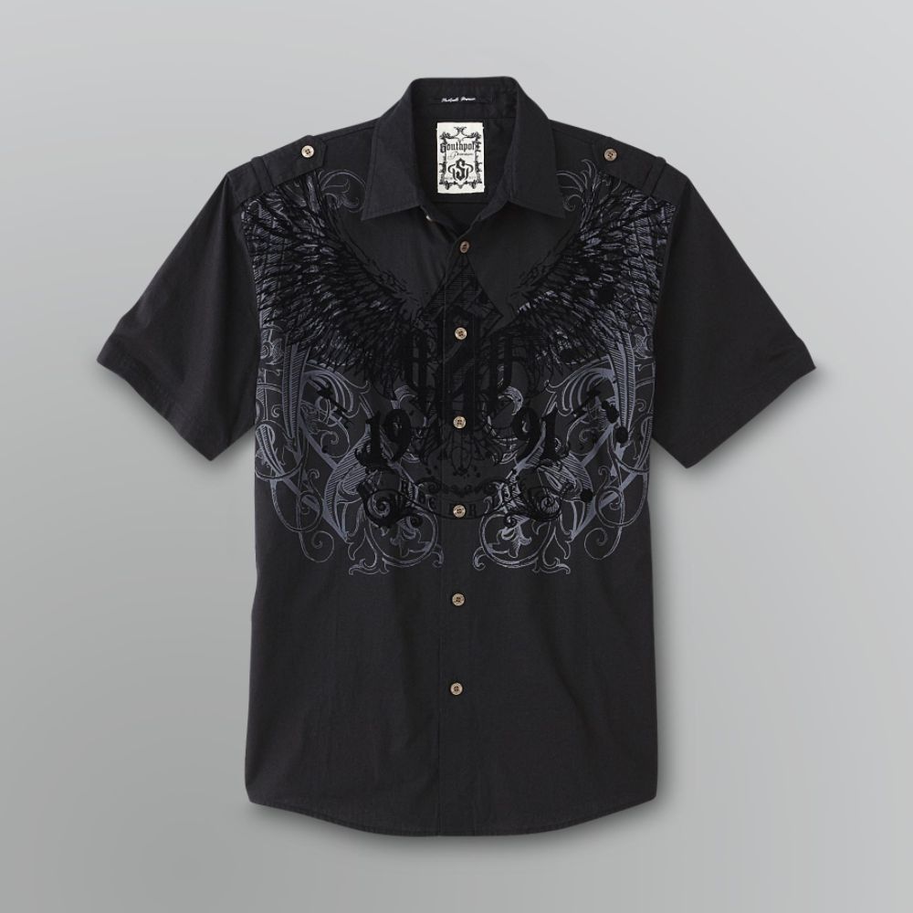 Southpole Men's Button Down Military Shirt at Sears.com