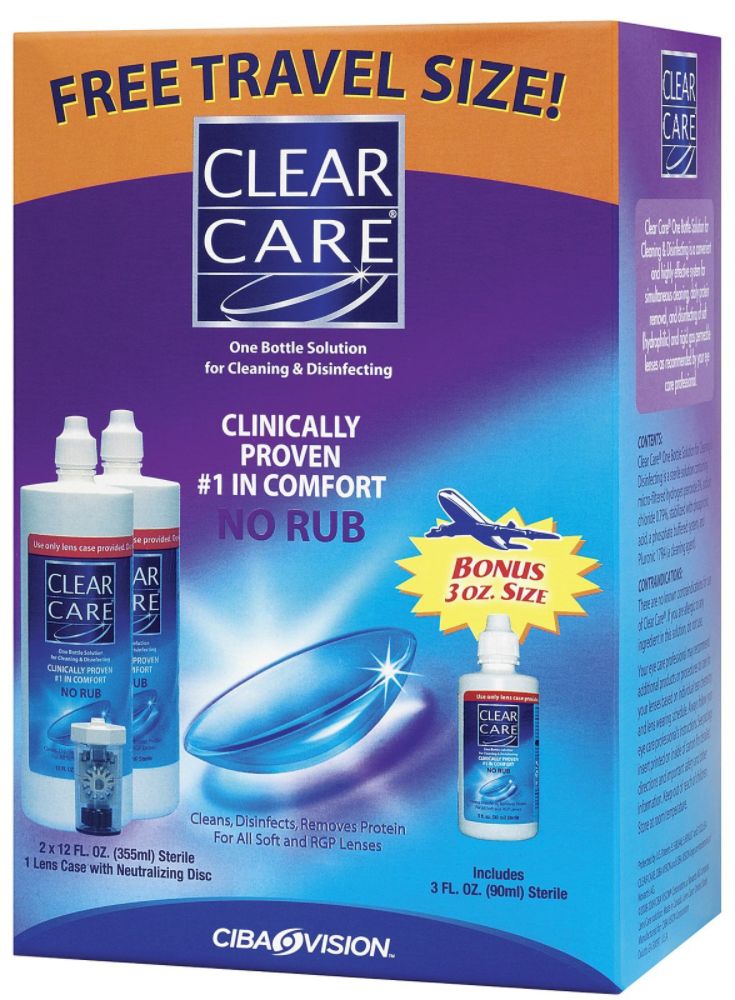 CLN/DISINFECT. SOLUT27FZ CLEAR CARE at Kmart.com