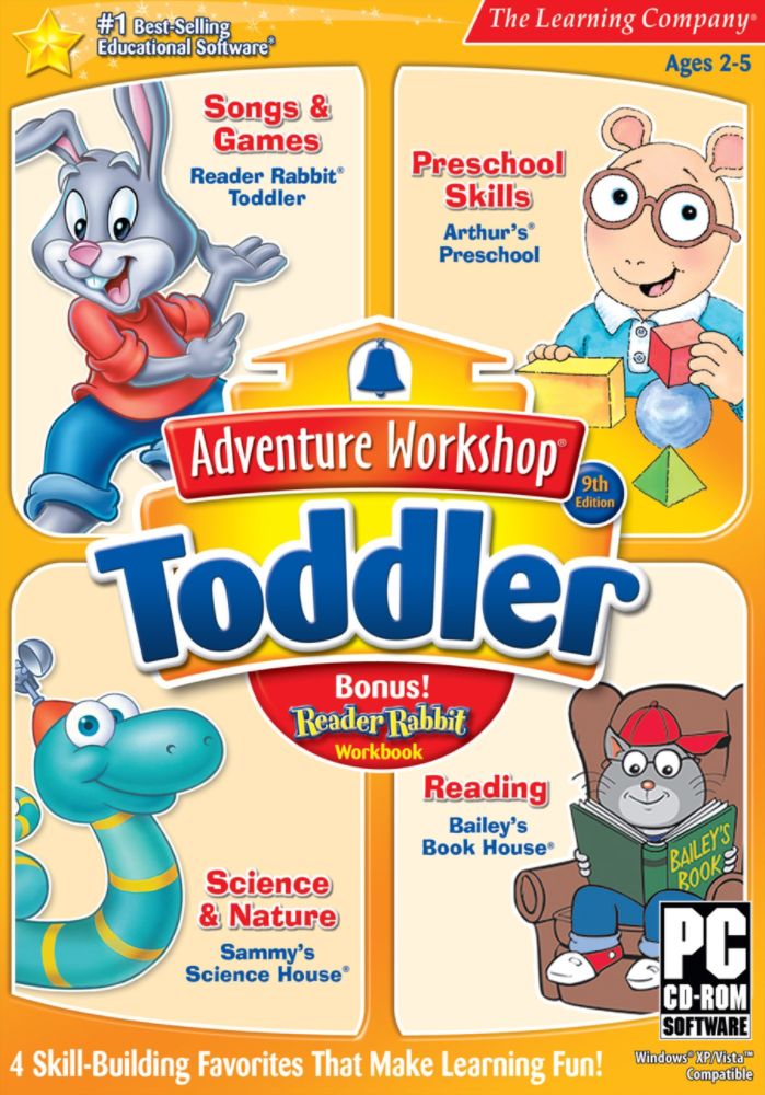 Encore Adventure Workshop, 9th Edition, Toddler, 1 software