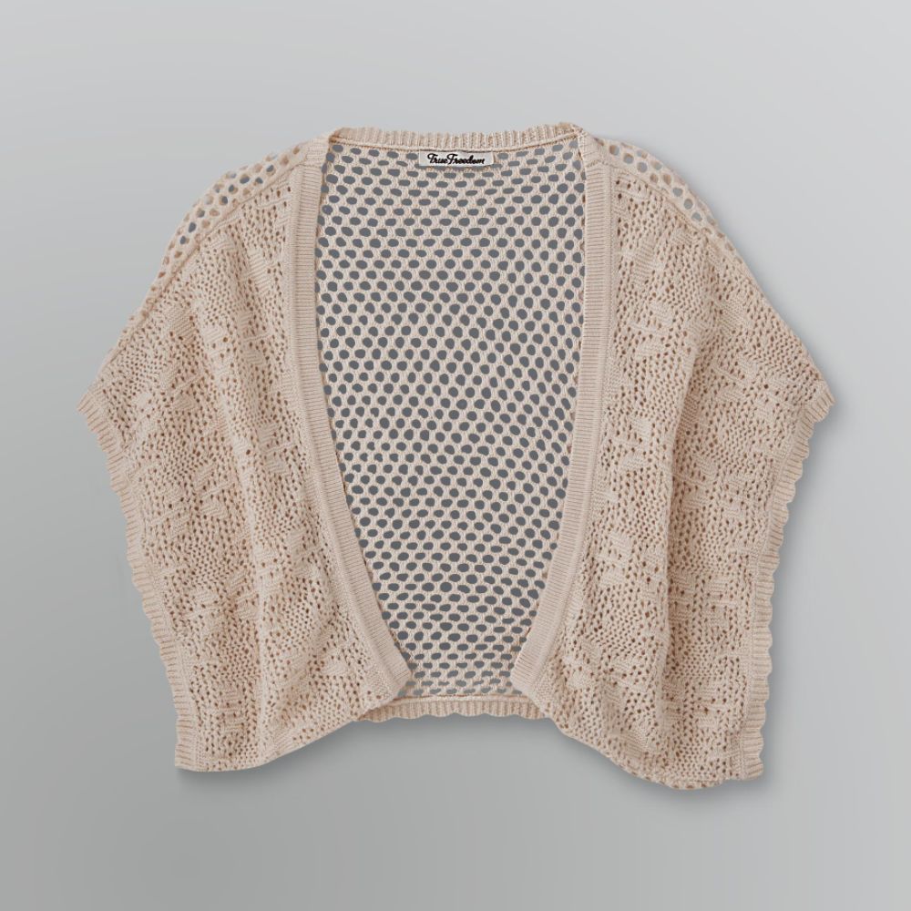 True Freedom Junior's Crochet Shrug Sweater at Sears.com
