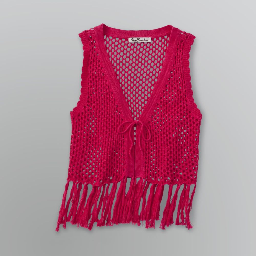 True Freedom Junior's Crochet Vest Top at Sears.com