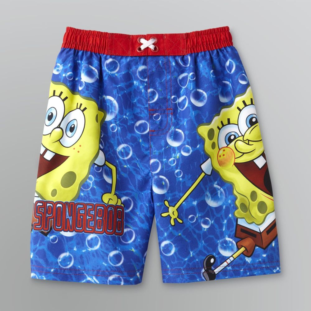 Nickelodeon Infant and Toddler Boy's SpongeBob Swim Trunks at Kmart.com
