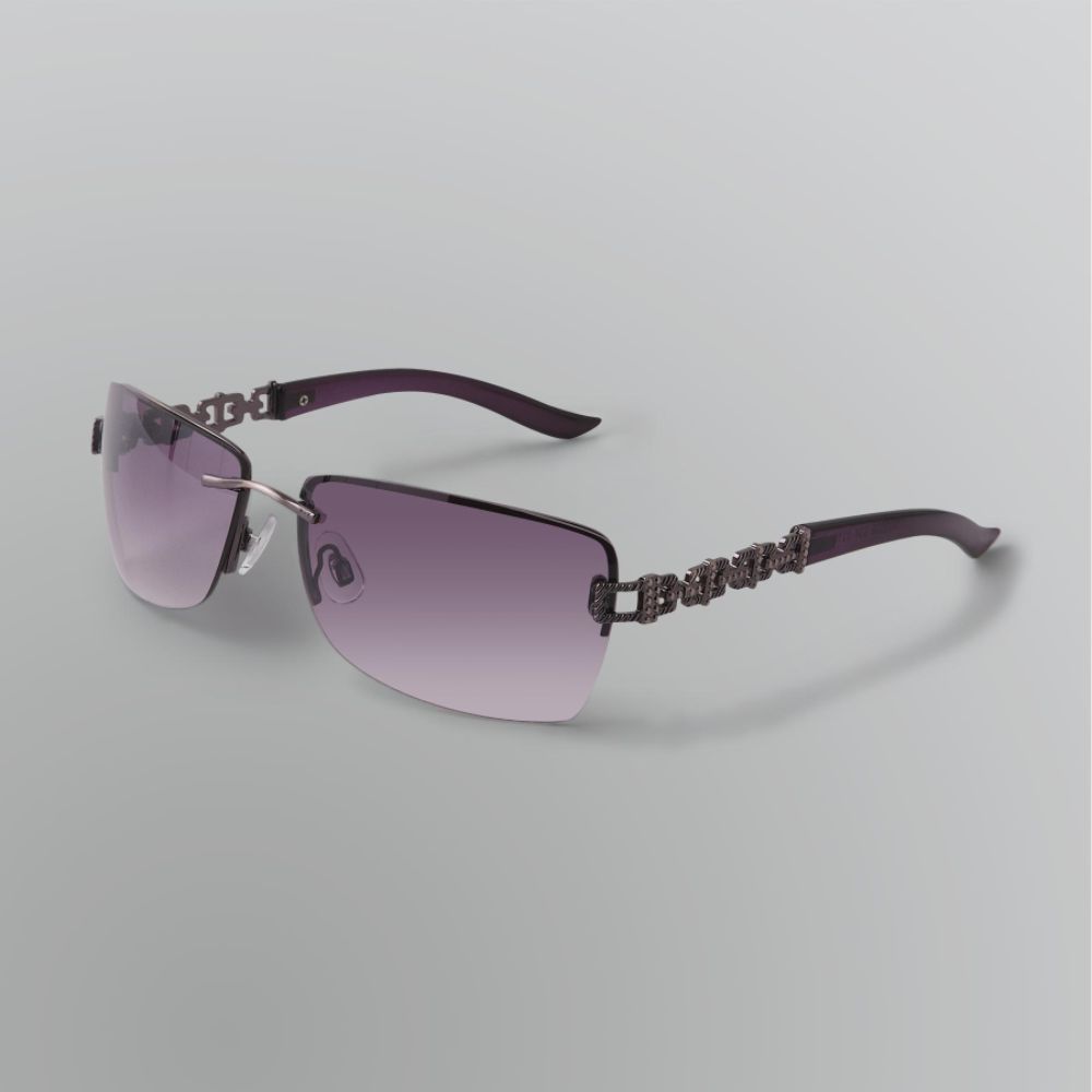 Attention Women's Chain Temple Sunglasses at Kmart.com
