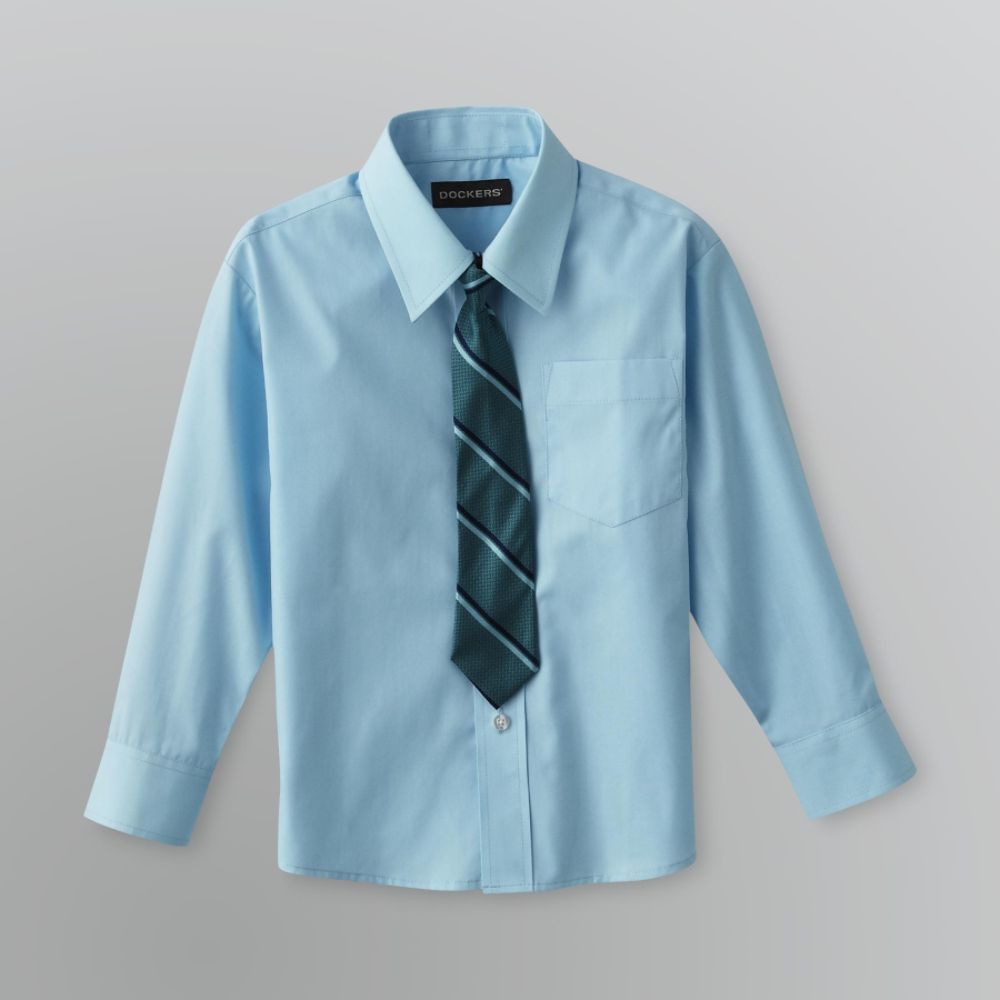 Dockers Boy's Dress Shirt & Tie Set at Sears.com