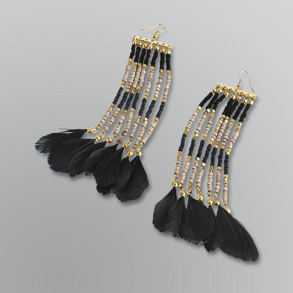 Kardashian Kollection Tribal Color Block Beaded Earrings at Sears.com