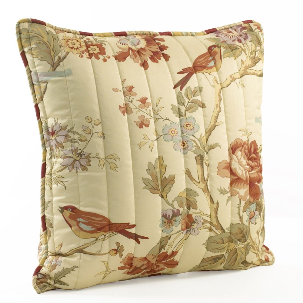 Waverly Quilted Decorative Pillow Charleston Chirp 20x20 at Sears.com