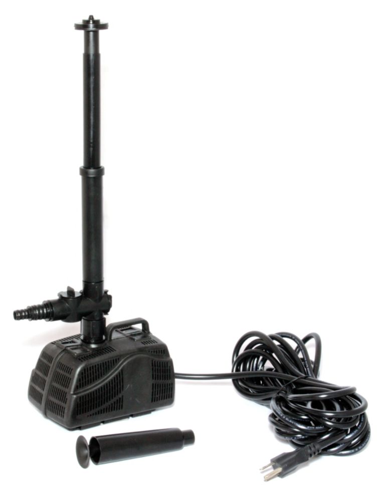 Koolscapes Pond Jet 340 GPH Pond Pump with fountain heads, diverter and riser at Kmart.com