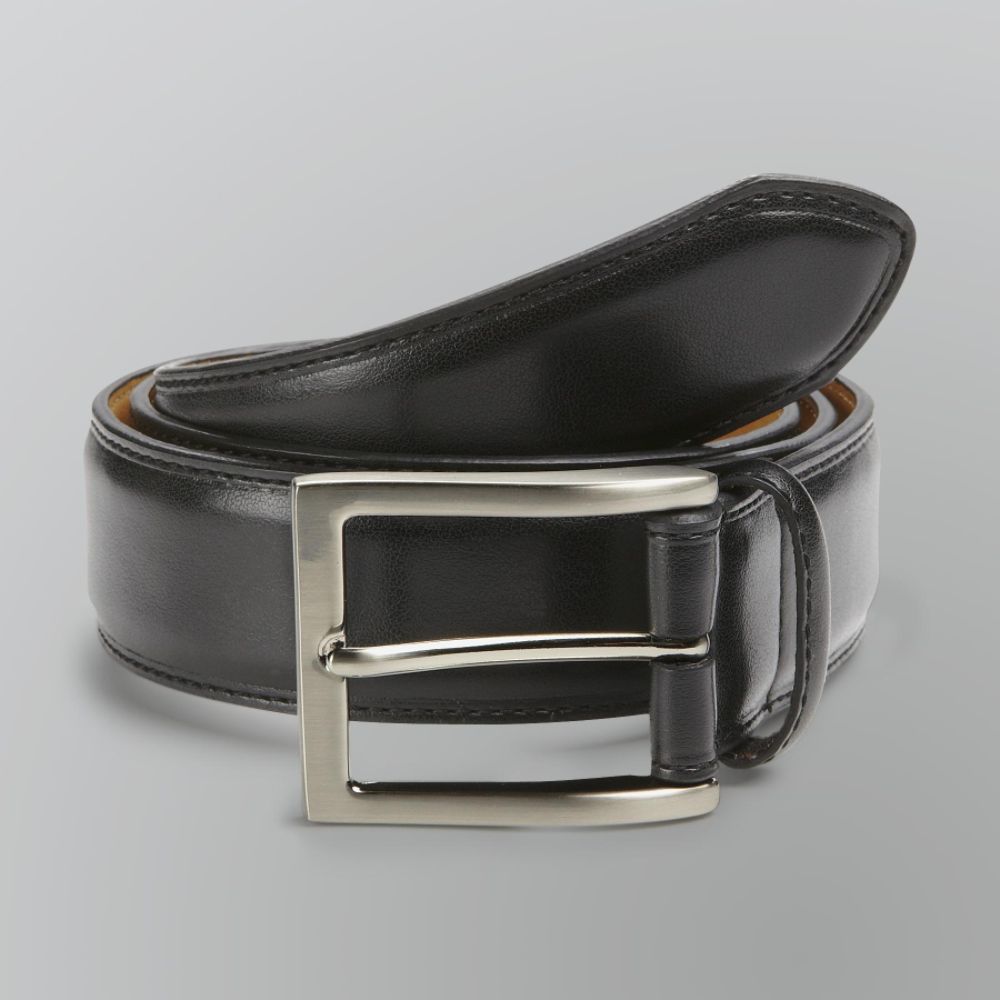 David Taylor Men's Brushed Buckle Leather Belt at Kmart.com