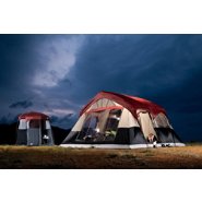 Northwest Territory Vacation Home Cabin Tent with Large Storage Locker, Room Divider - Sleeps 10