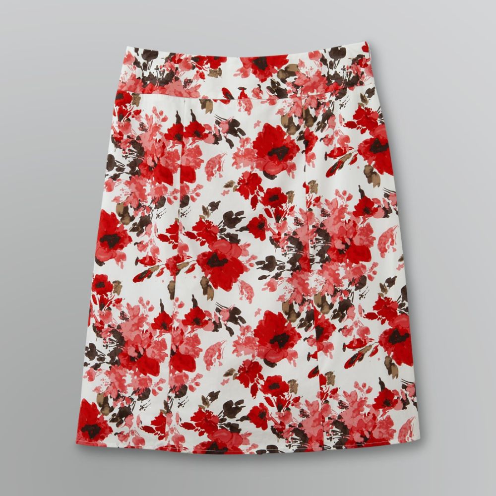 Covington Petite's Flared Floral Skirt at Kmart.com