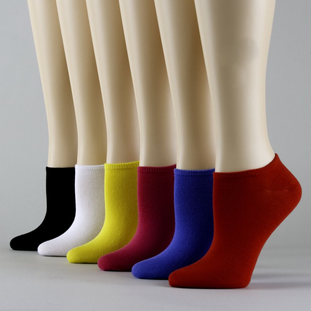 Joe Boxer Women's Solid No-Show Socks Six-Pack at Kmart.com