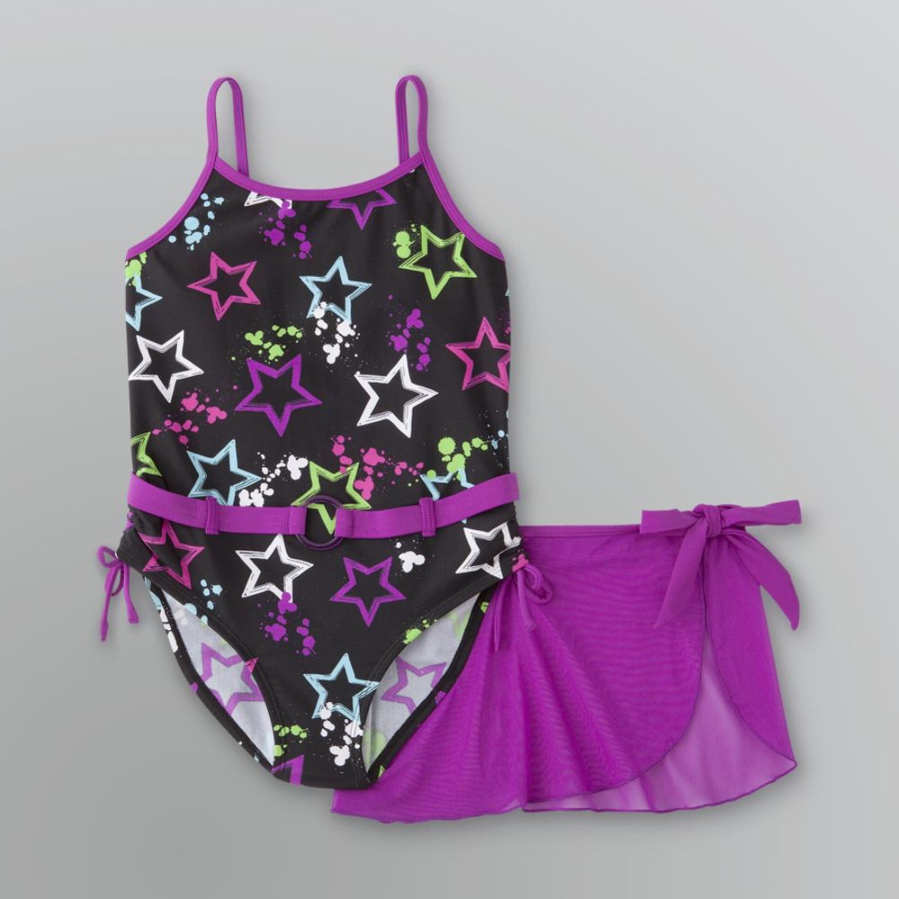 Joe Boxer Girl's Belted Swimsuit and Sarong Set at Kmart.com