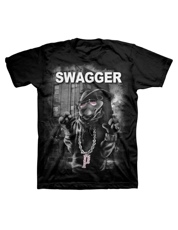Pink Panther Men’s Graphic T-Shirt “Swagger” Black at Kmart.com