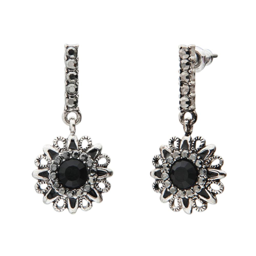 Trifari Women’s Earrings Drop Push Marcasite at Sears.com