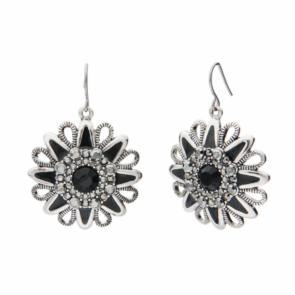 Trifari Women’s Earrings Medium Drop Fishhook Marcasite at Sears.com