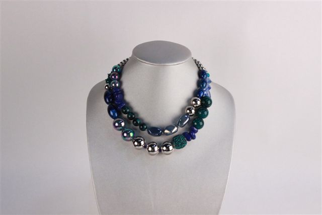 Aris by Treska Women’s Necklace Choker 2-Row Multicolored at Sears.com