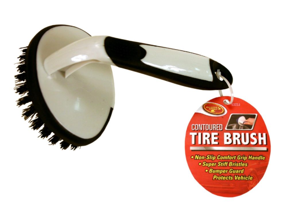 Clean Rite CONTOURED TIRE BRUSH